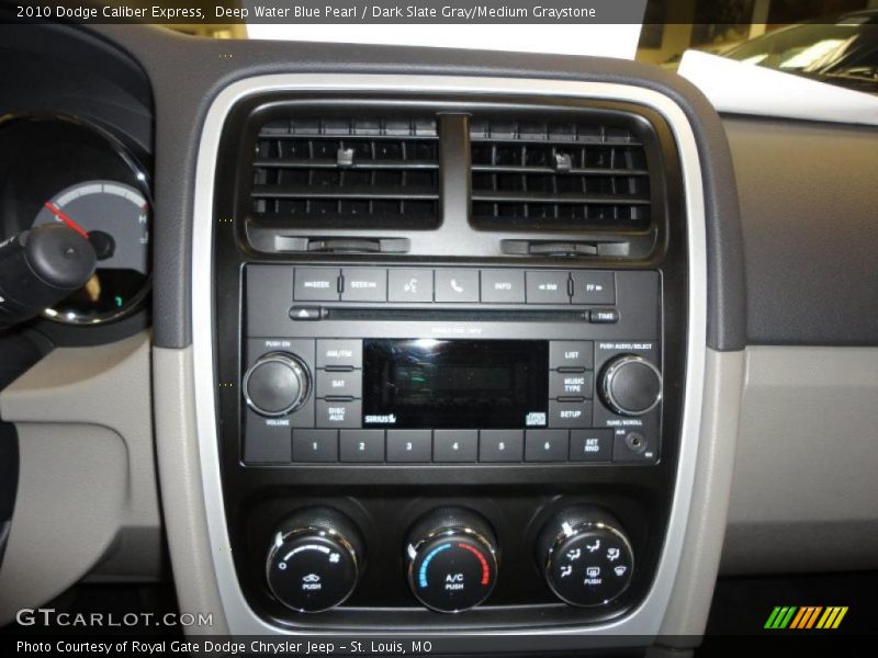 Controls of 2010 Caliber Express