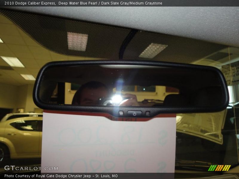 Deep Water Blue Pearl / Dark Slate Gray/Medium Graystone 2010 Dodge Caliber Express