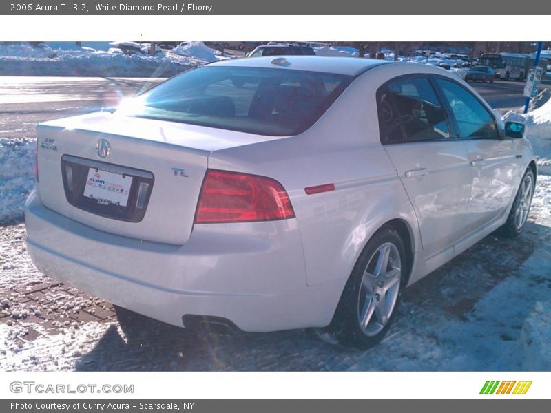 White Diamond Pearl / Ebony 2006 Acura TL 3.2