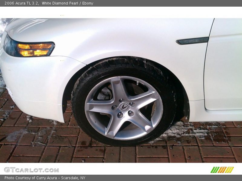 White Diamond Pearl / Ebony 2006 Acura TL 3.2