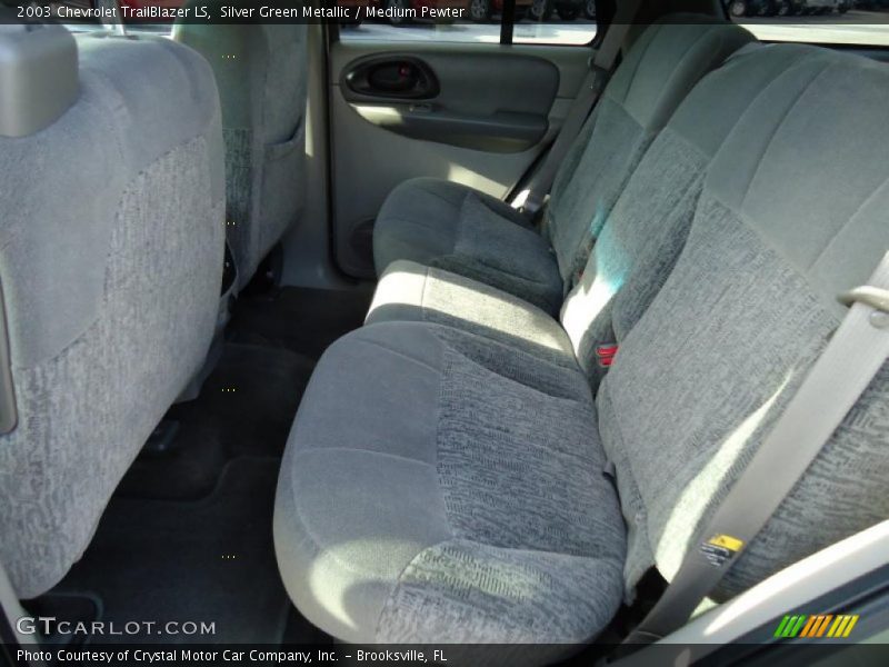 Silver Green Metallic / Medium Pewter 2003 Chevrolet TrailBlazer LS