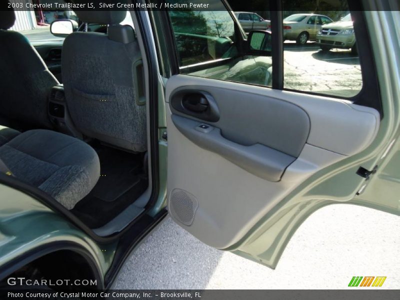 Silver Green Metallic / Medium Pewter 2003 Chevrolet TrailBlazer LS