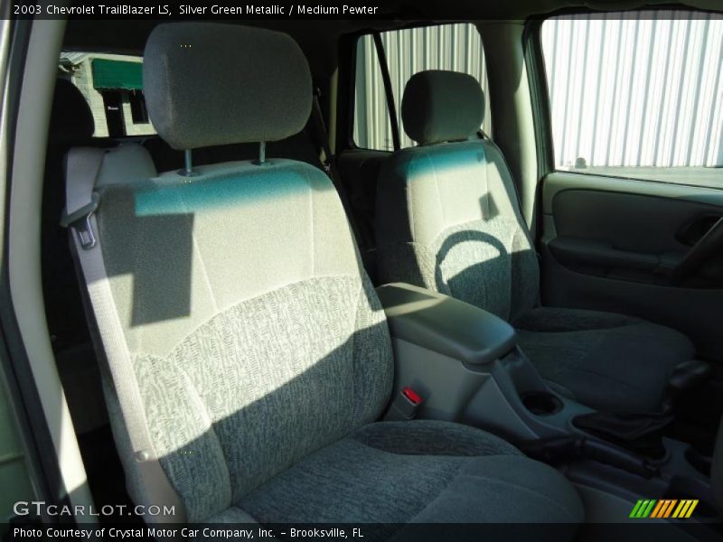 Silver Green Metallic / Medium Pewter 2003 Chevrolet TrailBlazer LS