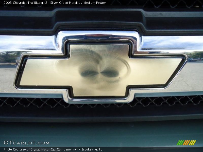 Silver Green Metallic / Medium Pewter 2003 Chevrolet TrailBlazer LS
