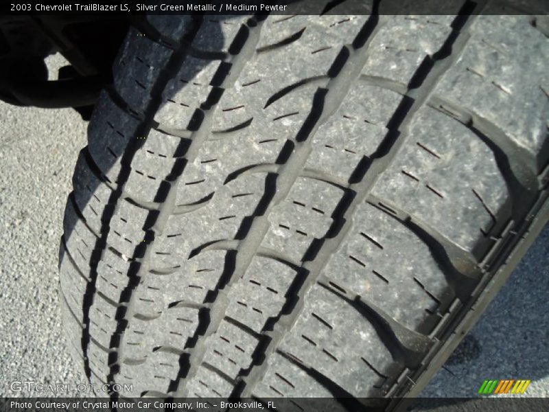 Silver Green Metallic / Medium Pewter 2003 Chevrolet TrailBlazer LS