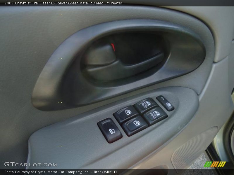 Silver Green Metallic / Medium Pewter 2003 Chevrolet TrailBlazer LS