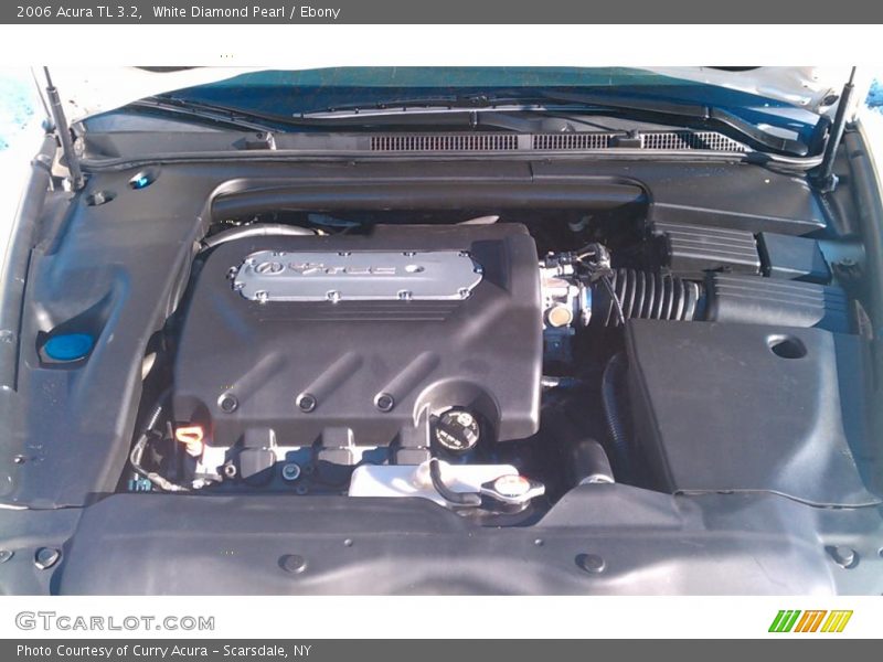 White Diamond Pearl / Ebony 2006 Acura TL 3.2
