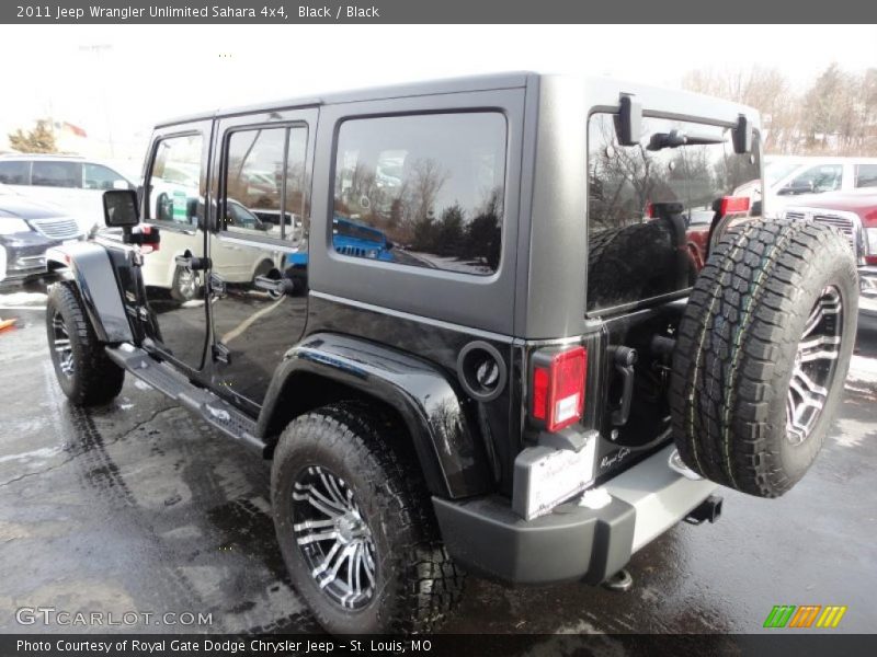 Black / Black 2011 Jeep Wrangler Unlimited Sahara 4x4