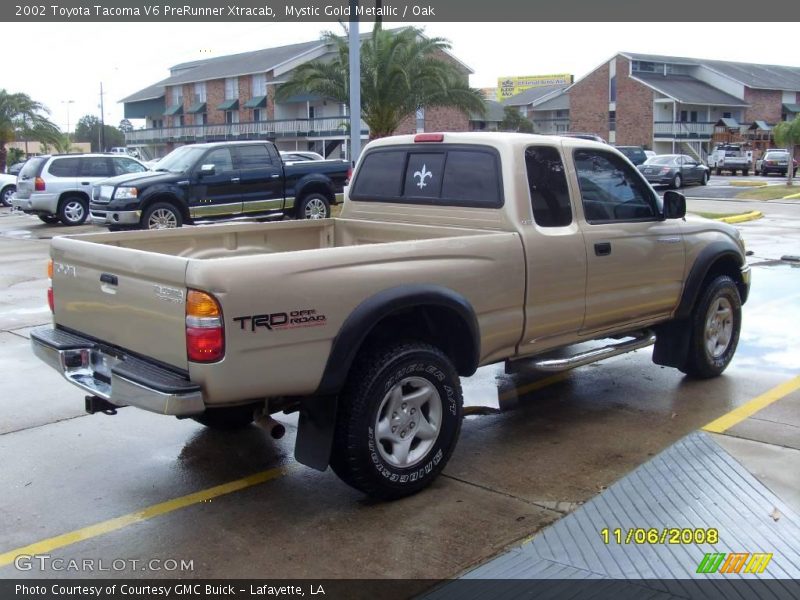 Mystic Gold Metallic / Oak 2002 Toyota Tacoma V6 PreRunner Xtracab