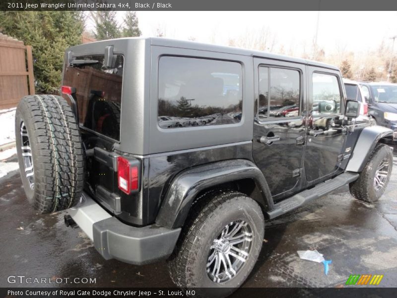 Black / Black 2011 Jeep Wrangler Unlimited Sahara 4x4