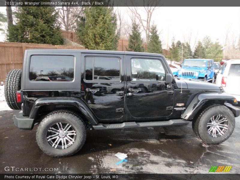 Black / Black 2011 Jeep Wrangler Unlimited Sahara 4x4