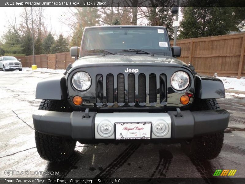 Black / Black 2011 Jeep Wrangler Unlimited Sahara 4x4