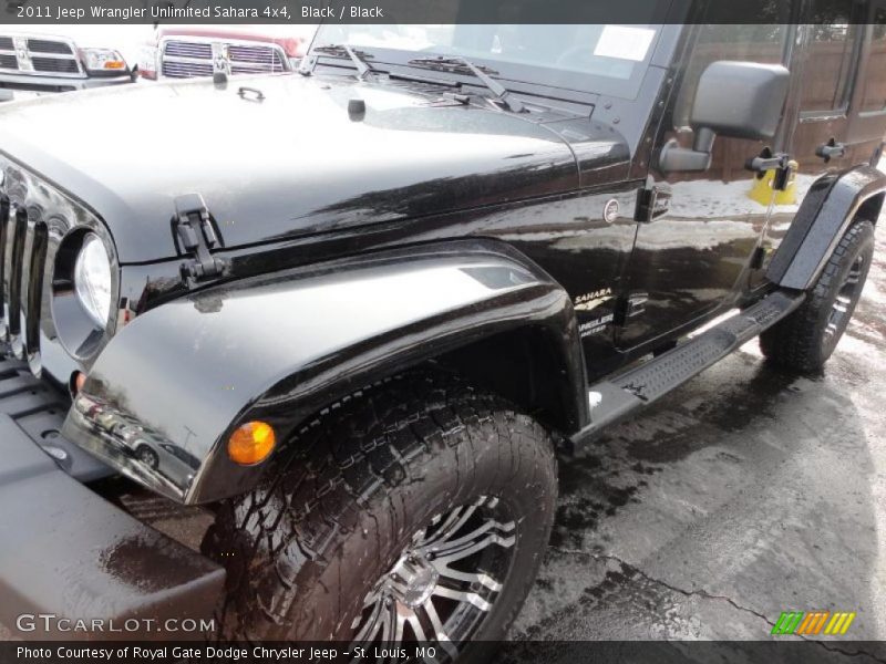 Black / Black 2011 Jeep Wrangler Unlimited Sahara 4x4