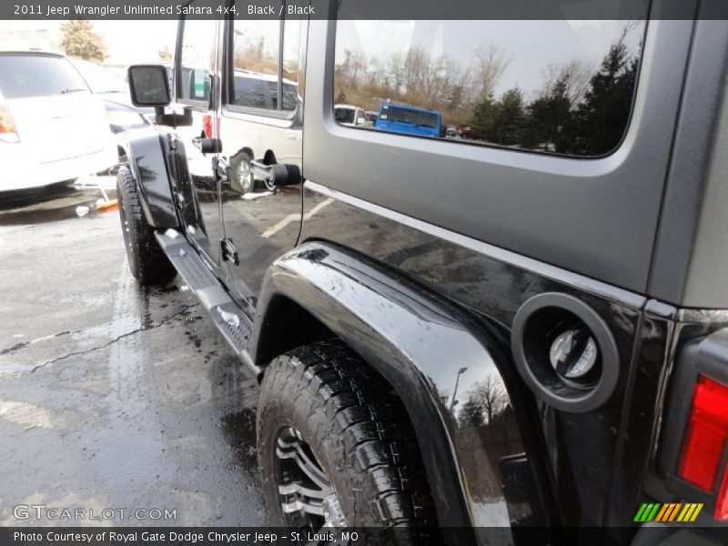 Black / Black 2011 Jeep Wrangler Unlimited Sahara 4x4