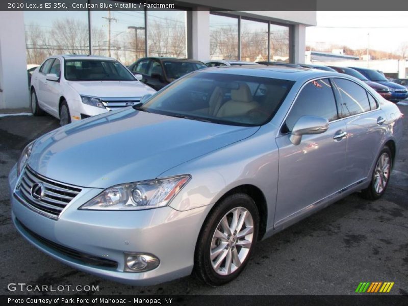 Cerulean Blue Metallic / Parchment 2010 Lexus ES 350