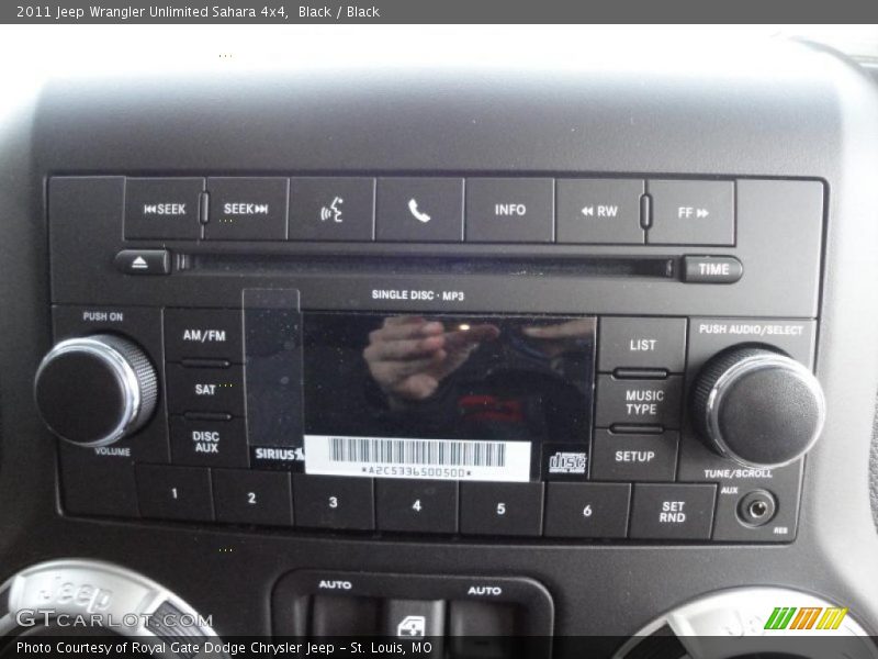 Black / Black 2011 Jeep Wrangler Unlimited Sahara 4x4