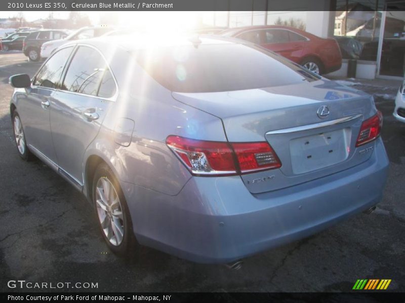 Cerulean Blue Metallic / Parchment 2010 Lexus ES 350