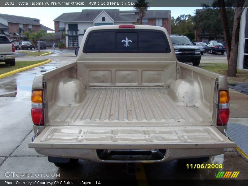 Mystic Gold Metallic / Oak 2002 Toyota Tacoma V6 PreRunner Xtracab