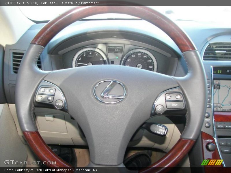Cerulean Blue Metallic / Parchment 2010 Lexus ES 350