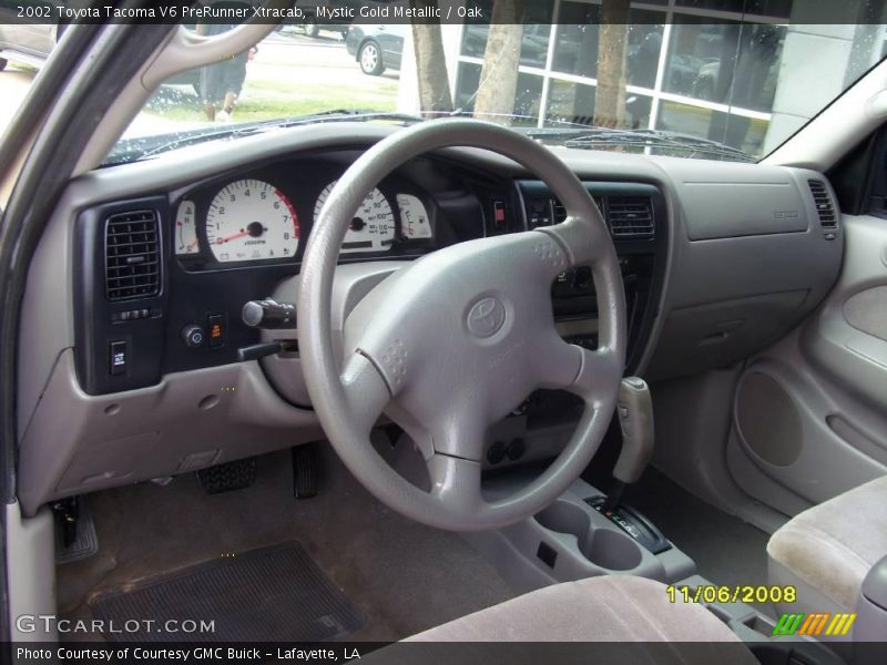 Mystic Gold Metallic / Oak 2002 Toyota Tacoma V6 PreRunner Xtracab
