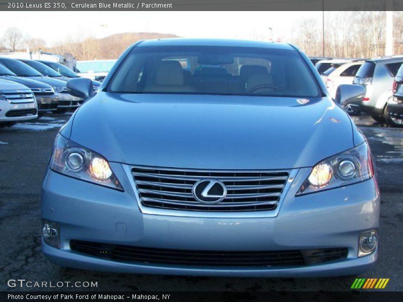 Cerulean Blue Metallic / Parchment 2010 Lexus ES 350