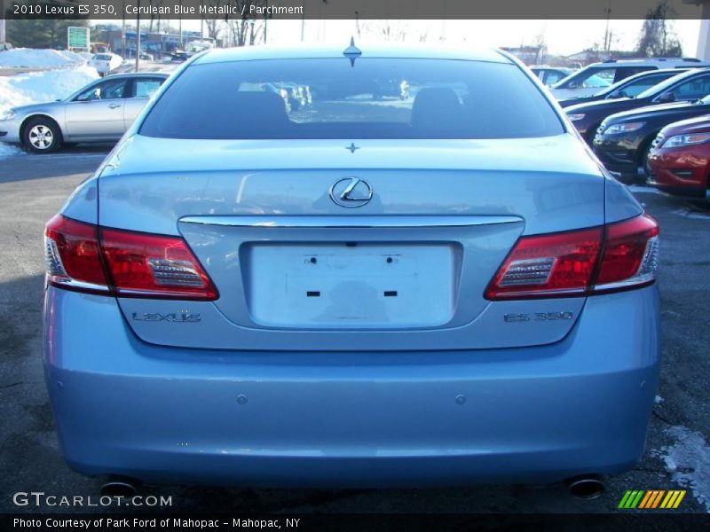 Cerulean Blue Metallic / Parchment 2010 Lexus ES 350