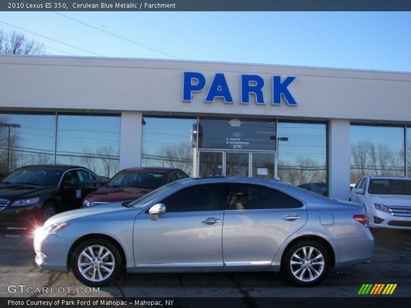 Cerulean Blue Metallic / Parchment 2010 Lexus ES 350