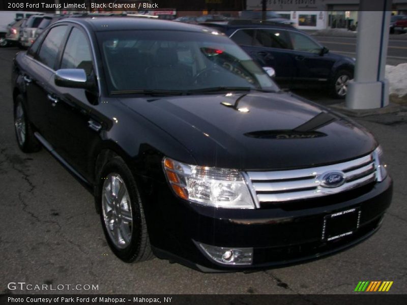 Black Clearcoat / Black 2008 Ford Taurus Limited