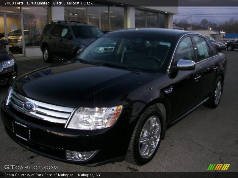 Black Clearcoat / Black 2008 Ford Taurus Limited