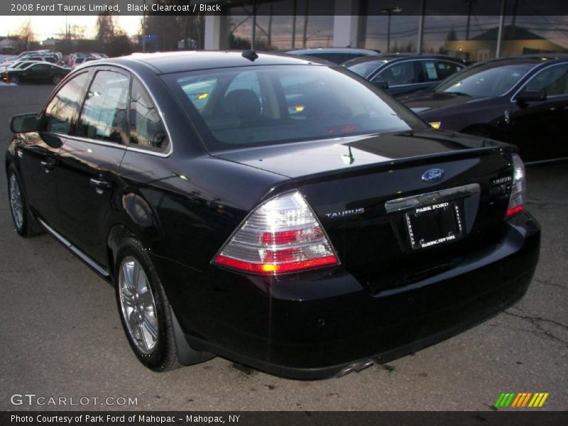 Black Clearcoat / Black 2008 Ford Taurus Limited