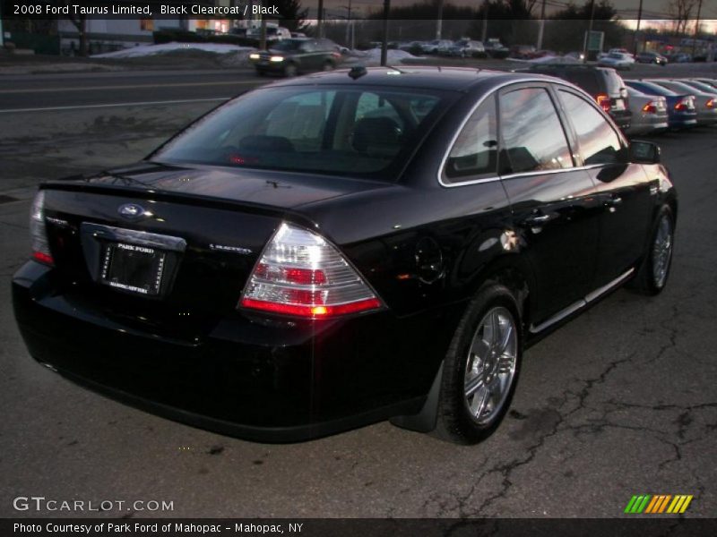 Black Clearcoat / Black 2008 Ford Taurus Limited