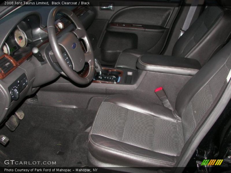 Black Clearcoat / Black 2008 Ford Taurus Limited