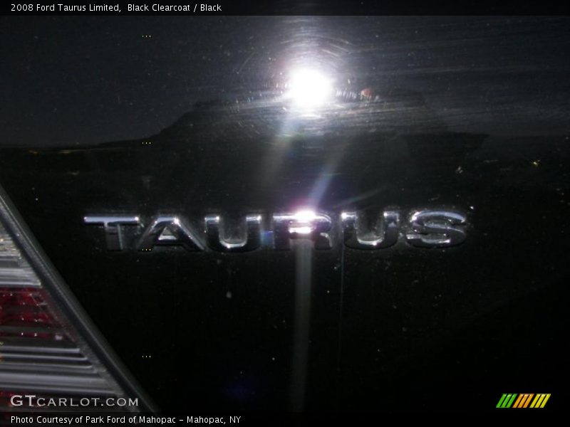 Black Clearcoat / Black 2008 Ford Taurus Limited