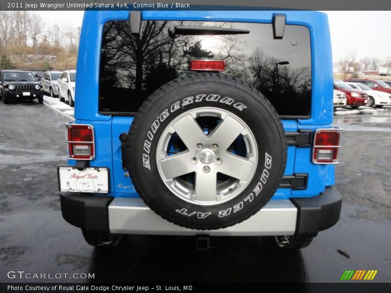 Cosmos Blue / Black 2011 Jeep Wrangler Unlimited Sahara 4x4