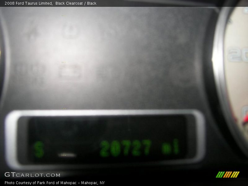 Black Clearcoat / Black 2008 Ford Taurus Limited