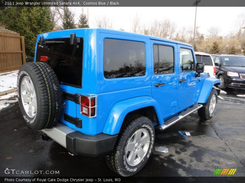Cosmos Blue / Black 2011 Jeep Wrangler Unlimited Sahara 4x4