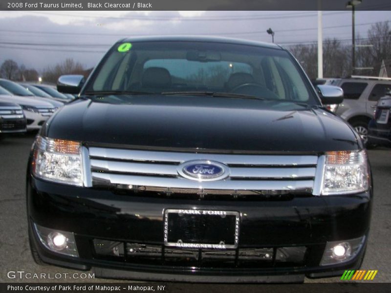 Black Clearcoat / Black 2008 Ford Taurus Limited