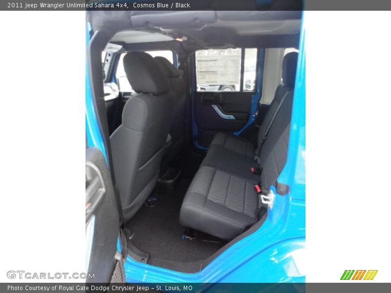 Cosmos Blue / Black 2011 Jeep Wrangler Unlimited Sahara 4x4