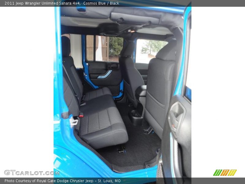Cosmos Blue / Black 2011 Jeep Wrangler Unlimited Sahara 4x4