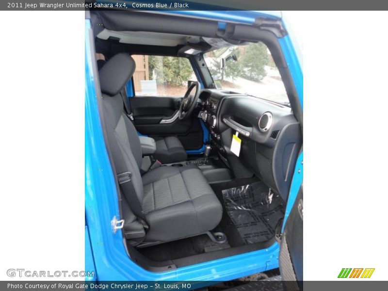 Cosmos Blue / Black 2011 Jeep Wrangler Unlimited Sahara 4x4