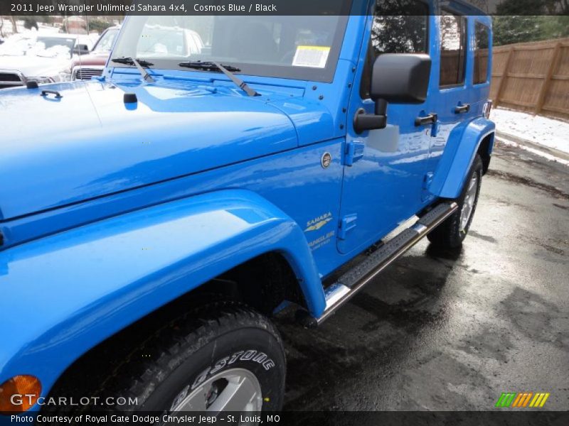 Cosmos Blue / Black 2011 Jeep Wrangler Unlimited Sahara 4x4