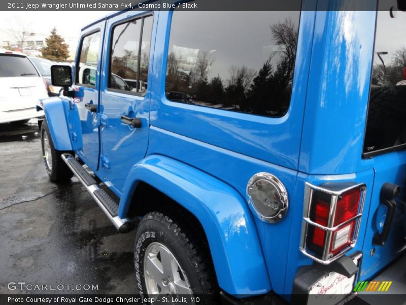 Cosmos Blue / Black 2011 Jeep Wrangler Unlimited Sahara 4x4
