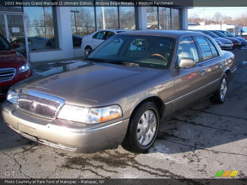 Arizona Beige Metallic / Medium Parchment 2003 Mercury Grand Marquis LS Ultimate Edition