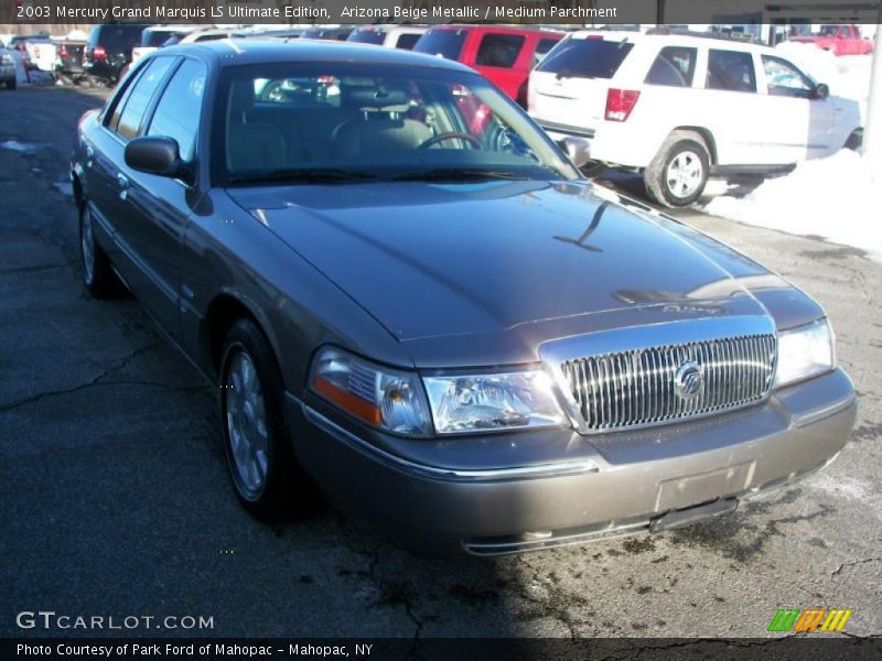 Arizona Beige Metallic / Medium Parchment 2003 Mercury Grand Marquis LS Ultimate Edition