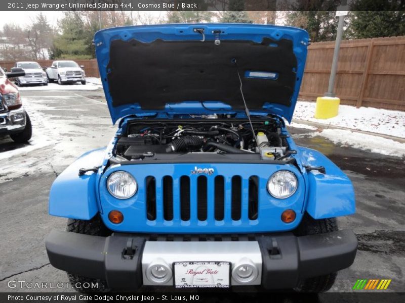 Cosmos Blue / Black 2011 Jeep Wrangler Unlimited Sahara 4x4