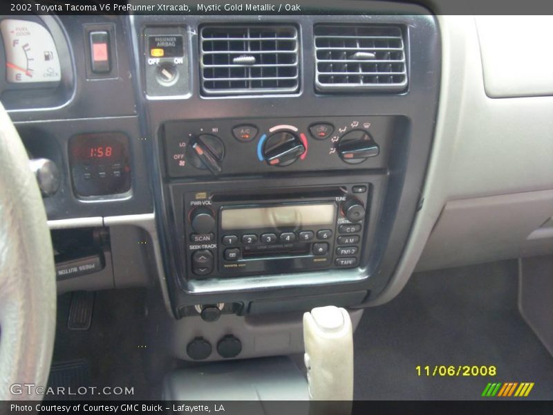 Mystic Gold Metallic / Oak 2002 Toyota Tacoma V6 PreRunner Xtracab