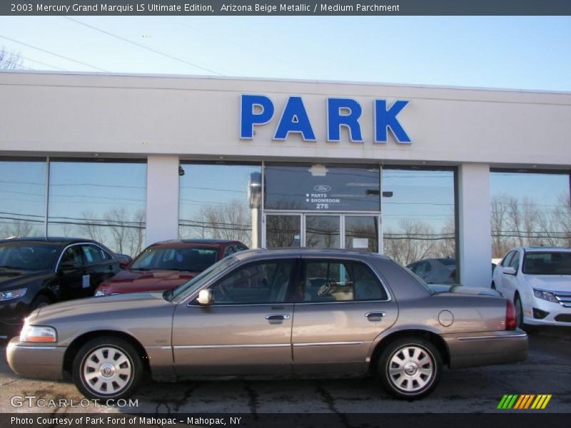 Arizona Beige Metallic / Medium Parchment 2003 Mercury Grand Marquis LS Ultimate Edition