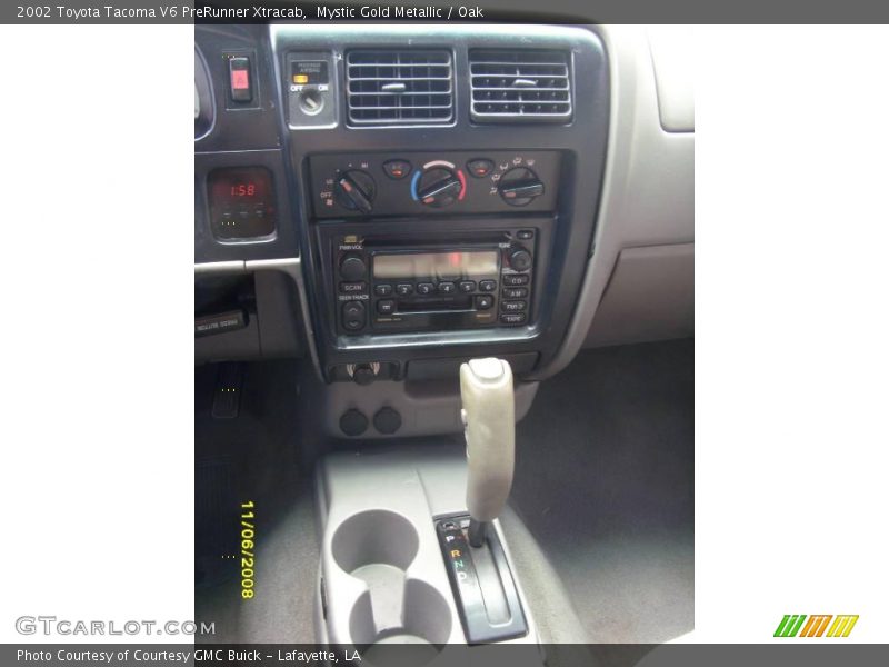 Mystic Gold Metallic / Oak 2002 Toyota Tacoma V6 PreRunner Xtracab
