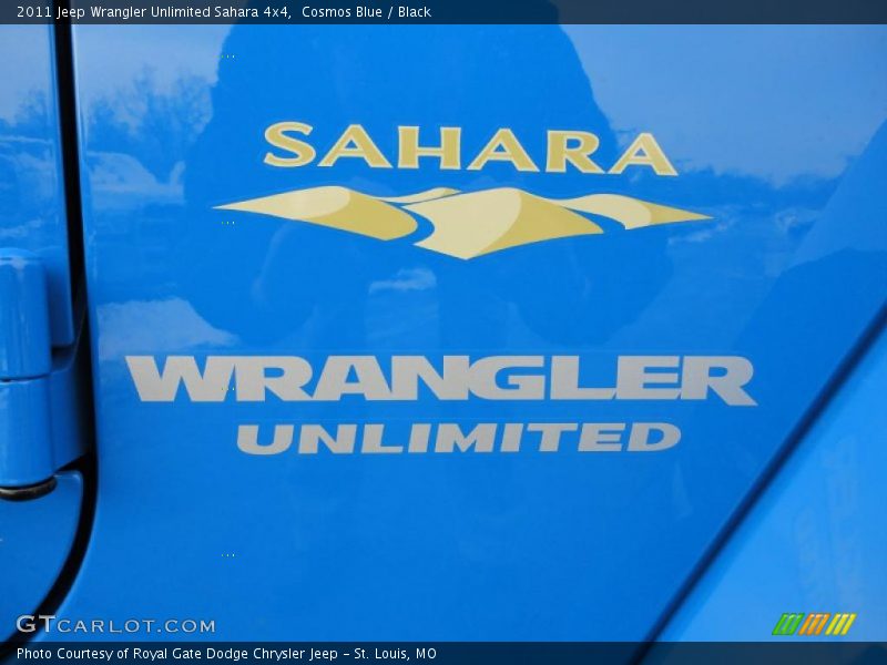 Cosmos Blue / Black 2011 Jeep Wrangler Unlimited Sahara 4x4