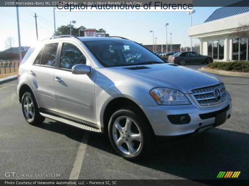 Iridium Silver Metallic / Ash Grey 2008 Mercedes-Benz ML 320 CDI 4Matic